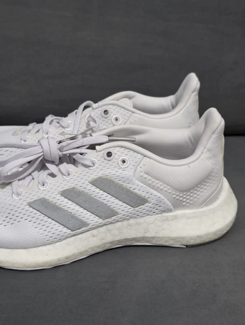 Adidas Pureboost 21 Women's Size 6.5 White Running Sneakers